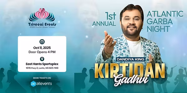 1st Annual Atlantic Garba Night - Kirtidan Gadhvi