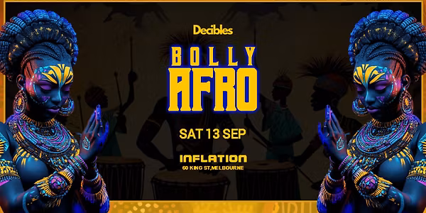 BOLLY AFRO night at Inflation nightclub, Melbourne