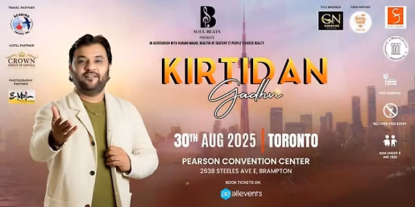 Kirtidan Gadhvi Rass Garba 2025 in Brampton - 30th August