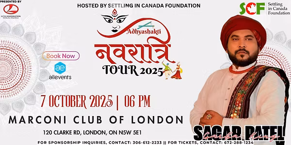 SAGAR PATEL Live in LONDON- CANADA