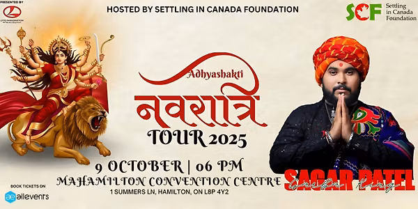 SAGAR PATEL Live in HAMILTON - CANADA