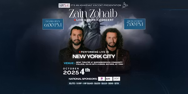 Zain Zohaib Qawwali Mehfil in NEW YORK CITY, NY