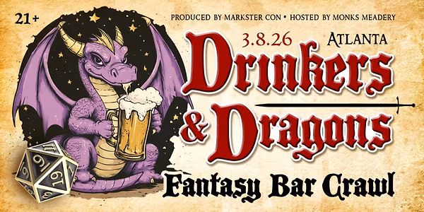 Drinkers & Dragons Fantasy Bar Crawl (Atlanta, GA)