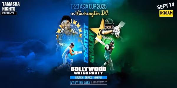 Virginia Bollywood Cricket Watch Party on Big Screen @IVY BY THE LAKE