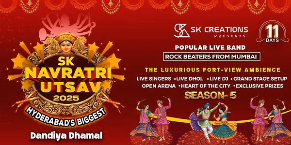 SK Navratri Utsav 2025 (Hyderabads Biggest Dandiya Dhamal)