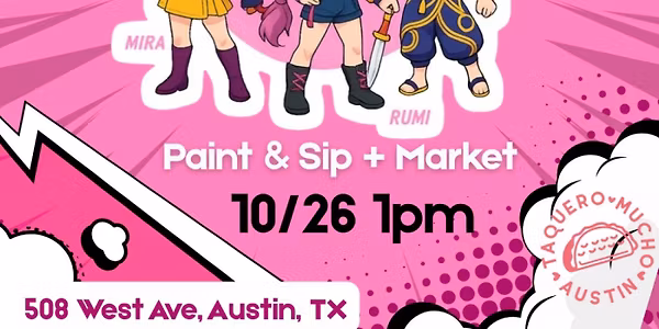 K POP DEMON HUNTERS PAINT AND SIP