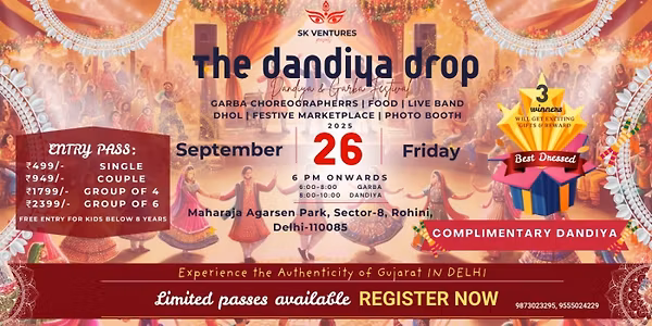 The Dandiya Drop