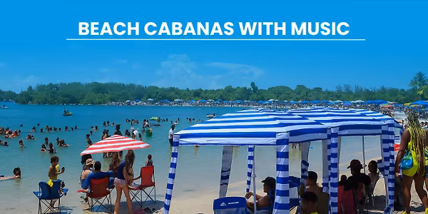 Beach Cabanas With Music