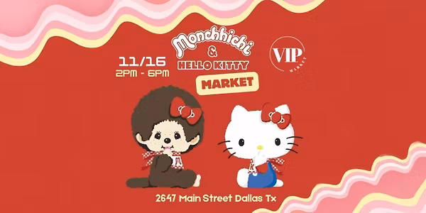 Monchichi x Hello Kitty Market