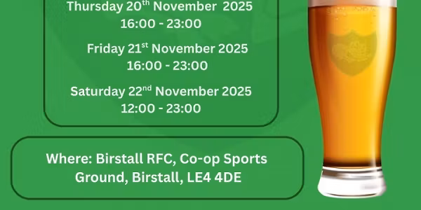 Birstall Rugby Club Beer Festival