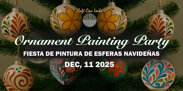 Ornament Painting at Café Con Leche