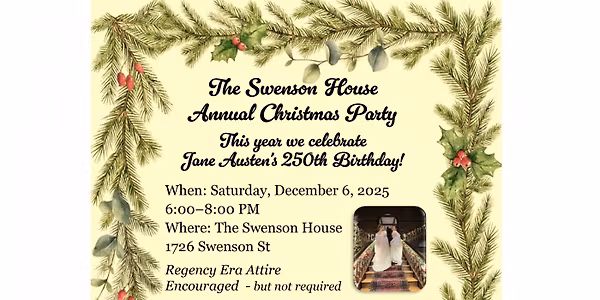 Swenson House Annual Christmas Party