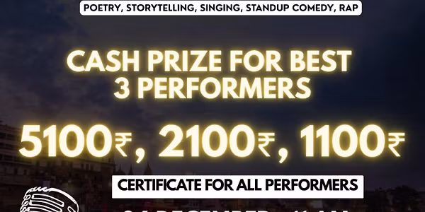 OPEN MIC IN BHOPAL - Poetry, Storytelling, Singing, Standup Comedy - Events in Bhopal - Poetiyapa