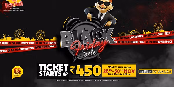 Black Friday Sale - MGM Dizzee World @ Rs.450 (Lowest Price of the Year)