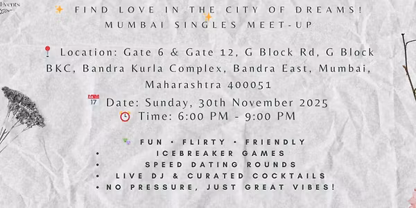 Dating Meetup Mumbai 2025
