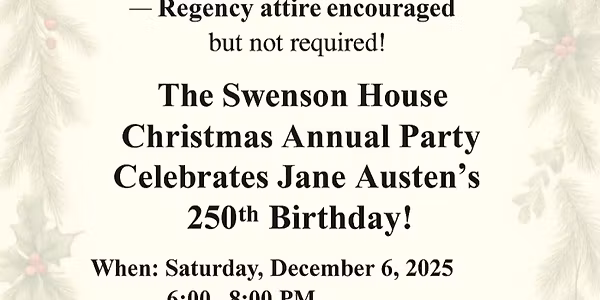 Swenson House Annual Christmas Party