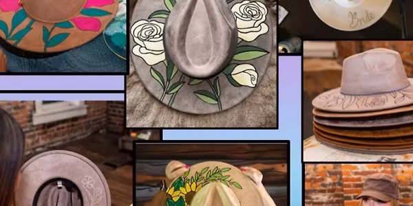 Hat Painting at The Golf Barn