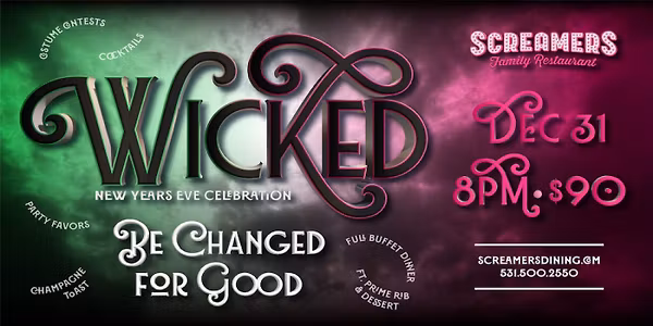 A Wicked New Years Eve for Good!