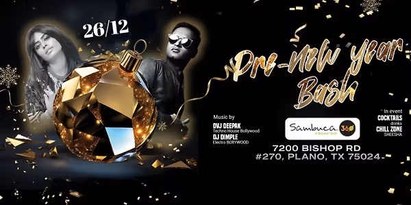 Pre New Year Bash Celebration With Live Bollywood Afro Music