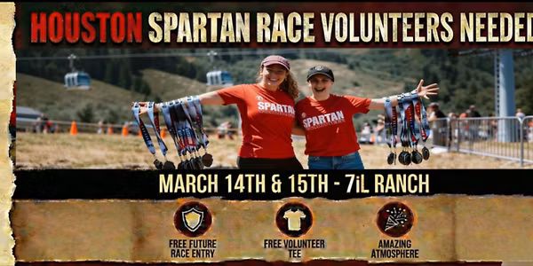 2026 Houston Spartan - Event Volunteers Needed!