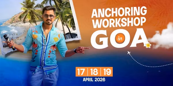 ANCHORING WORKSHOP IN GOA by Friendly Host Akash