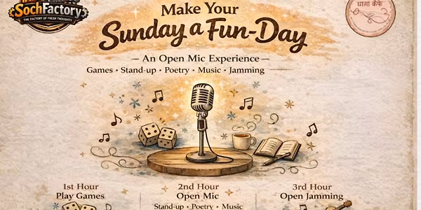 Make your Sunday a fun-day open mic