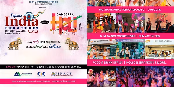 Explore India Food, Tourism & Holi Festival Event 2026