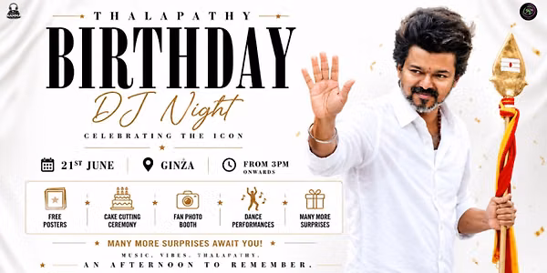 THALAPATHY BIRTHDAY DJ NIGHT 👑
