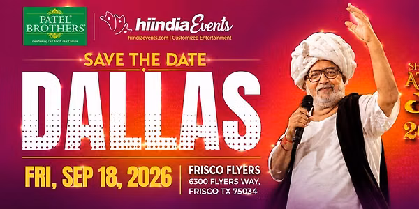 Shri Atul Purohit Garba in Dallas on Sep 18, 2026
