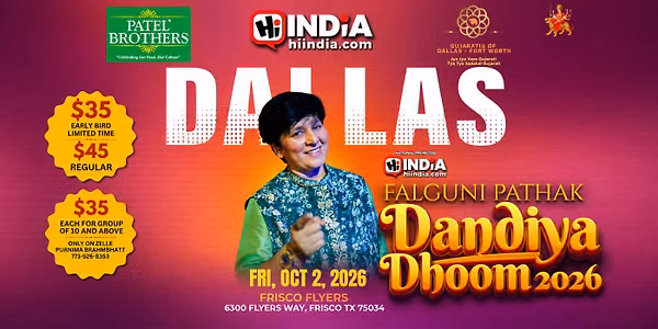 Dandiya Dhoom with Falguni Pathak - 2nd October 2026