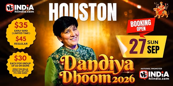 Dandiya Dhoom with Falguni Pathak 27th September 2026