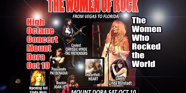 The Women Of Rock from Las Vegas Rocks Mount Dora | October 10 — Mount Dora Music Hall