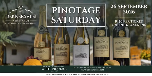 Pinotage Saturday