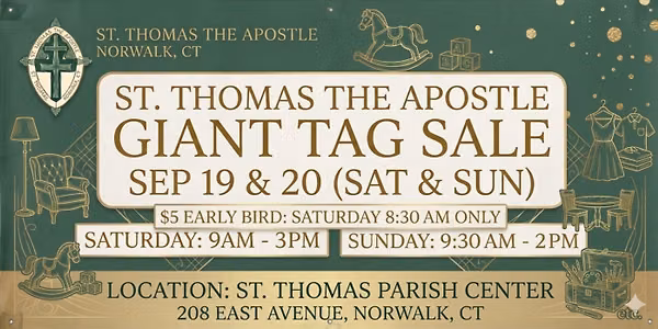 St. Thomas the Apostle "Giant" Tag Sale