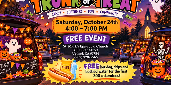 St. Mark's Trunk or Treat 4:00 PM - 7:00 PM